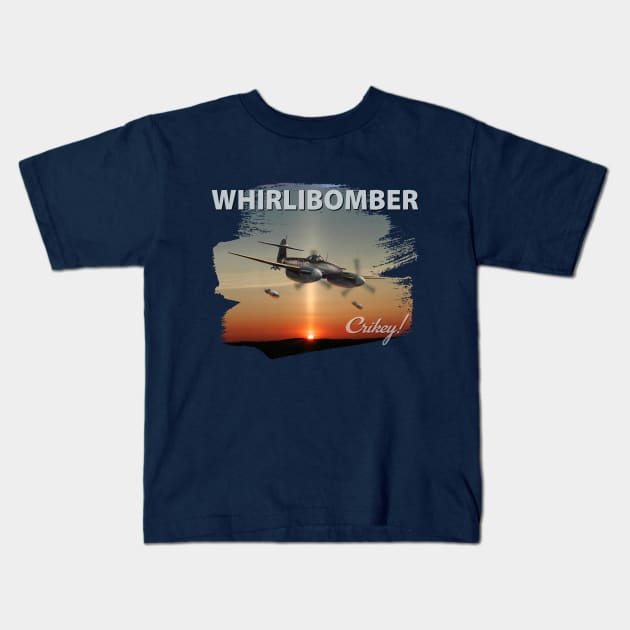 Westland Whirlwind 'Whirlibomber' Kids T-Shirt by Spyinthesky